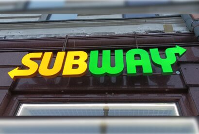 Вывеска для сети Subway